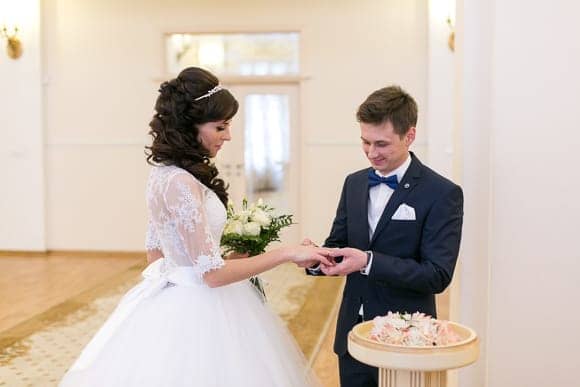 Свадебная фотосессия в ЗАГСе Адмиралтейского района Санкт-Петербурга