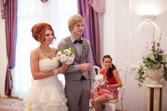 Свадебная фотосессия в ЗАГСе Колпинского района Санкт-Петербурга