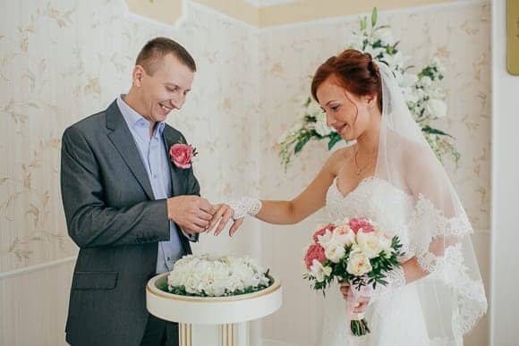 Свадебная фотосессия в ЗАГСе Курортного района Санкт-Петербурга
