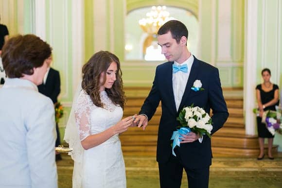 Свадебная фотосессия в ЗАГСе Петроградского района Санкт-Петербурга
