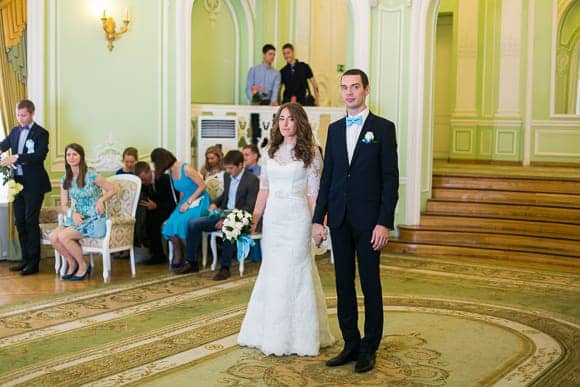 Свадебная фотосессия в ЗАГСе Петроградского района Санкт-Петербурга