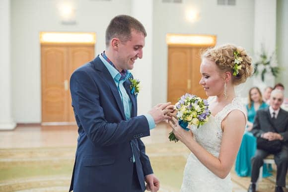 Свадебная фотосессия в ЗАГСе Приморского района Санкт-Петербурга