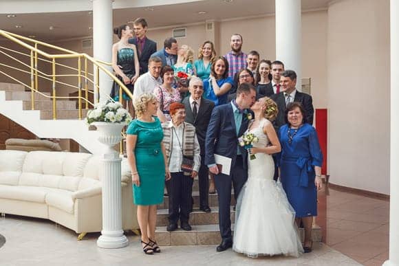Свадебная фотосессия в ЗАГСе Приморского района Санкт-Петербурга