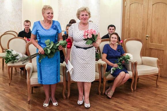 Свадебная фотосессия в ЗАГСе Фрунзенского района Санкт-Петербурга
